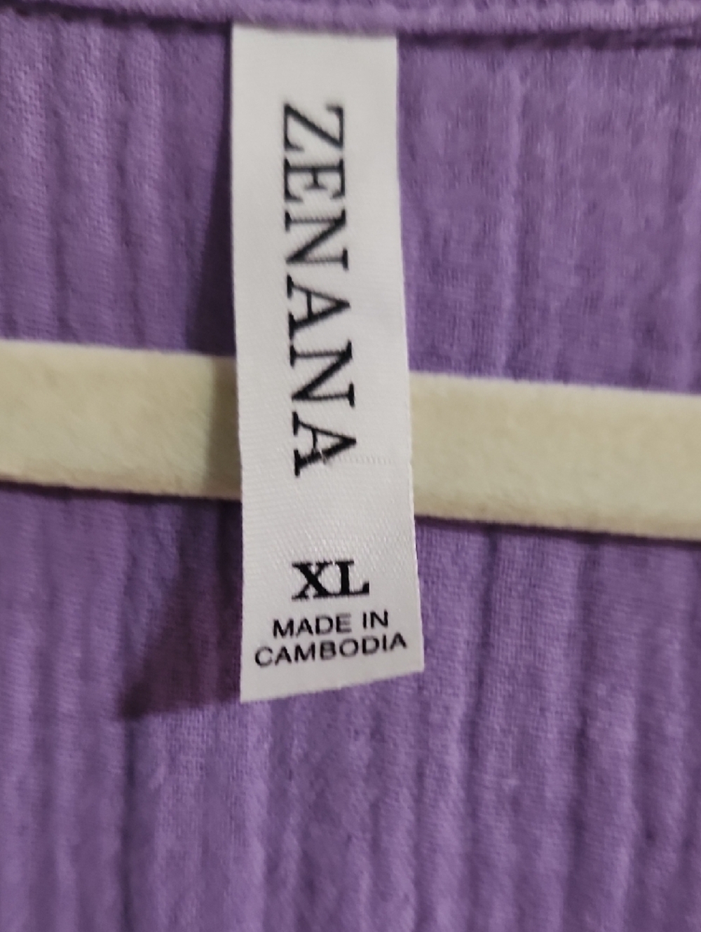 XL Zenana Outfitters Lavender Gauze Midi Dress - Picture 3 of 7